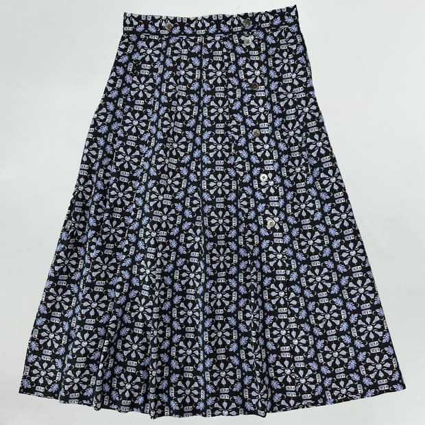 폴스미스 패턴 플리츠 랩스커트