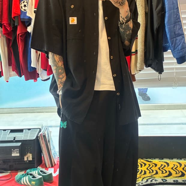 칼하트 TRUST Cotton Slub 빈티지셔츠(여름에 시원하게👍)