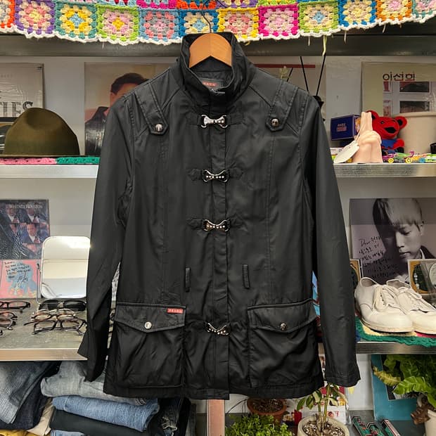 PRADA sports Buckle Front Utility Jacket