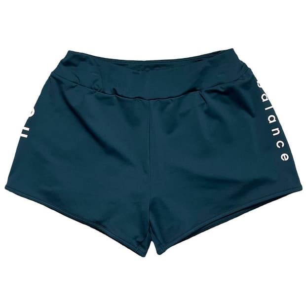 NEW BALANCE 에센셜 3인치 쇼츠 그린 W70