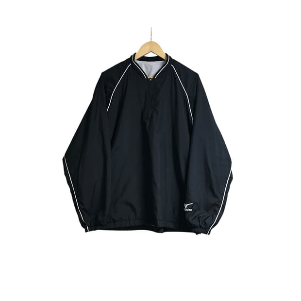 미즈노 검정 아노락 바람막이