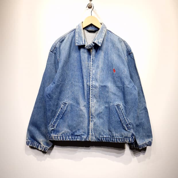 폴로랄프로렌 80's 국내생산 데님 스윙탑 자켓_L