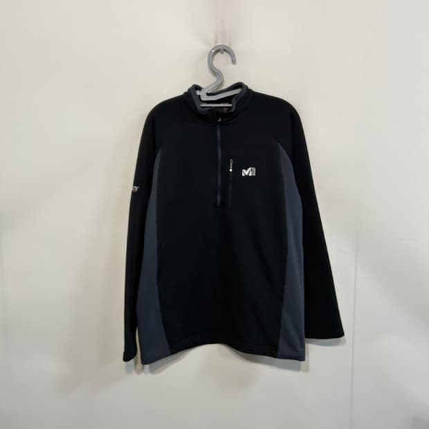 밀레 남성 기모 반집업 100