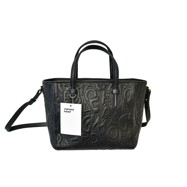 페라가모 보니 엠보스드 투웨이백(정품)