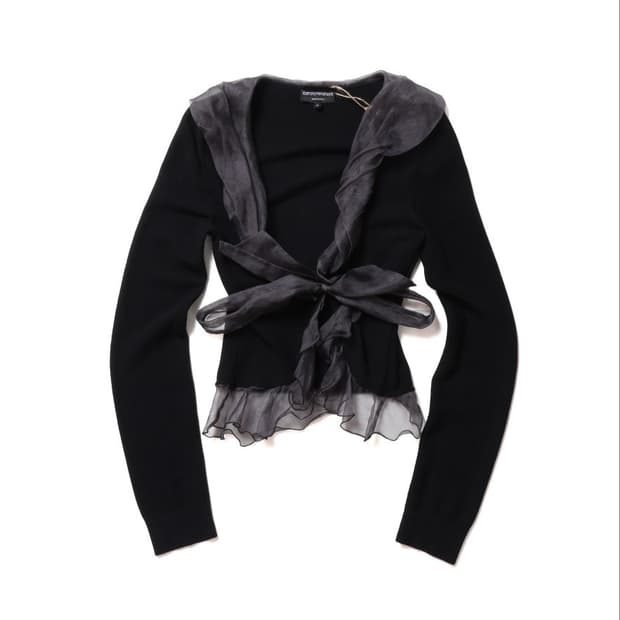 엠포리오 아르마니 EMPORIO ARMANI Lace Cardigan  