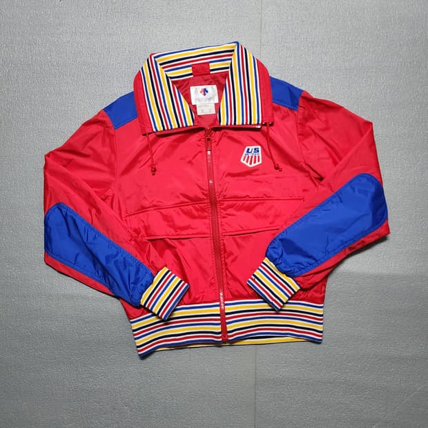 80~90's 빈티지 데상트 US 스키팀 바람막이 자켓