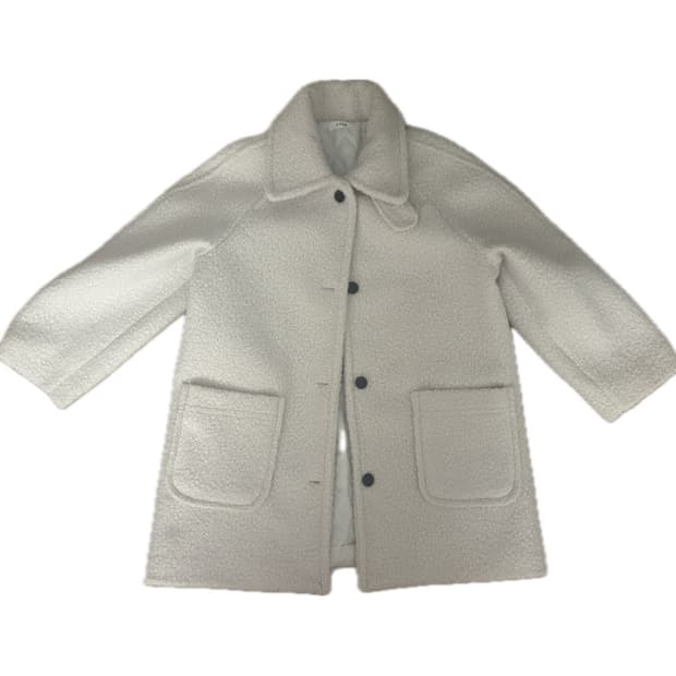 빈티지 아이보리 코트 