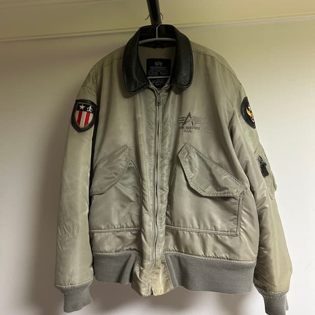 00‘s 알파인더스트리 cwu 봄버자켓