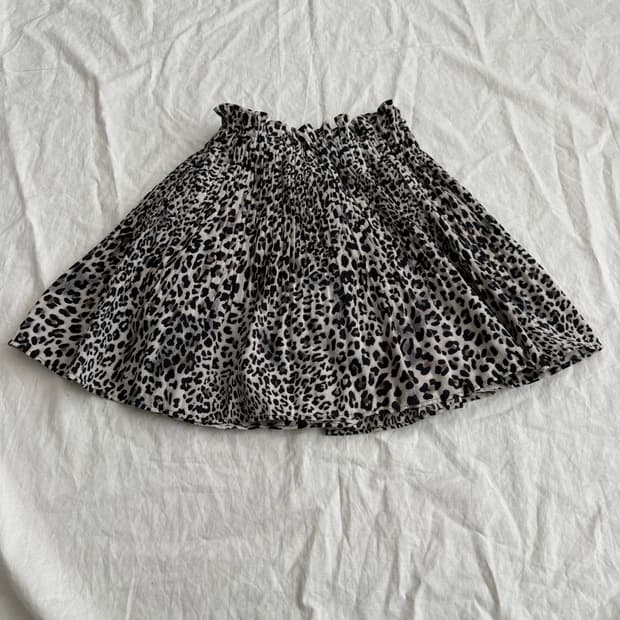호피 갸루 미니스커트