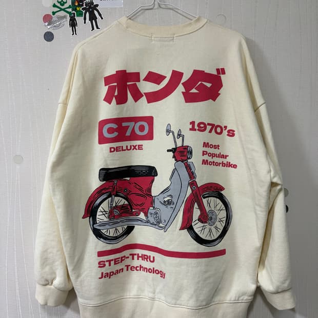 Kirin 혼다 빈티지 맨투맨