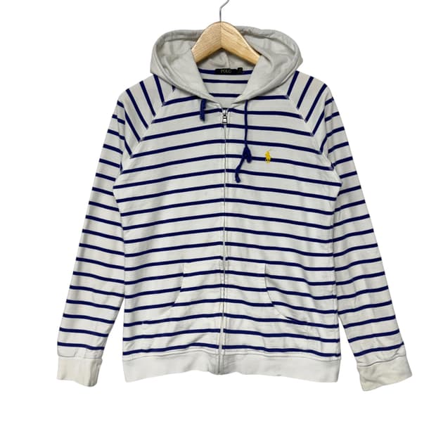 Polo Ralph Lauren 스트라이프 후드 집업