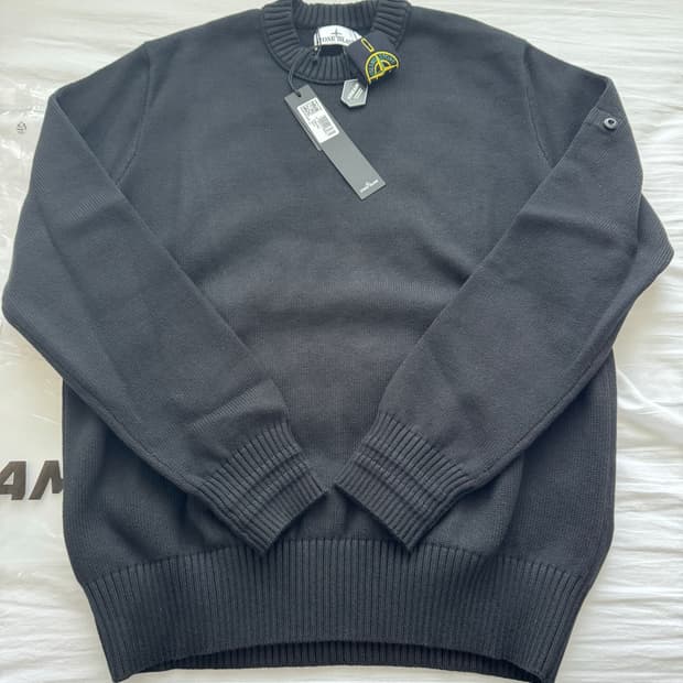 스톤아일랜드 윈터 코튼 니트 새상품