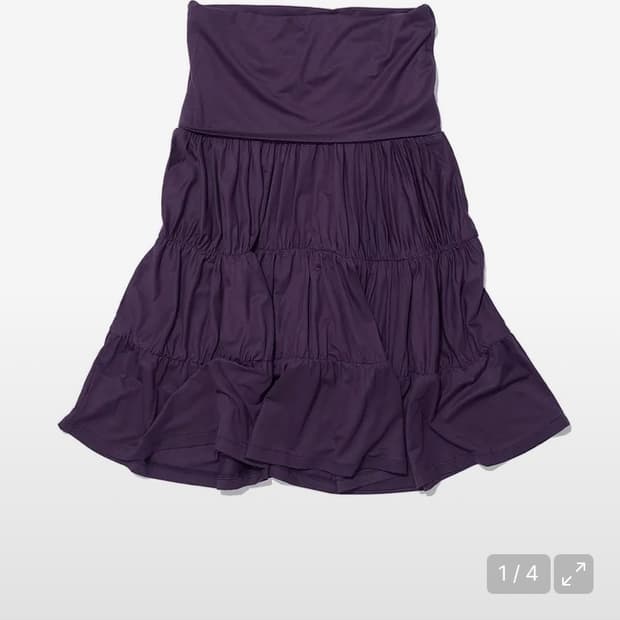 [S] 파르티멘토 우먼 져지 셔링 스커트 