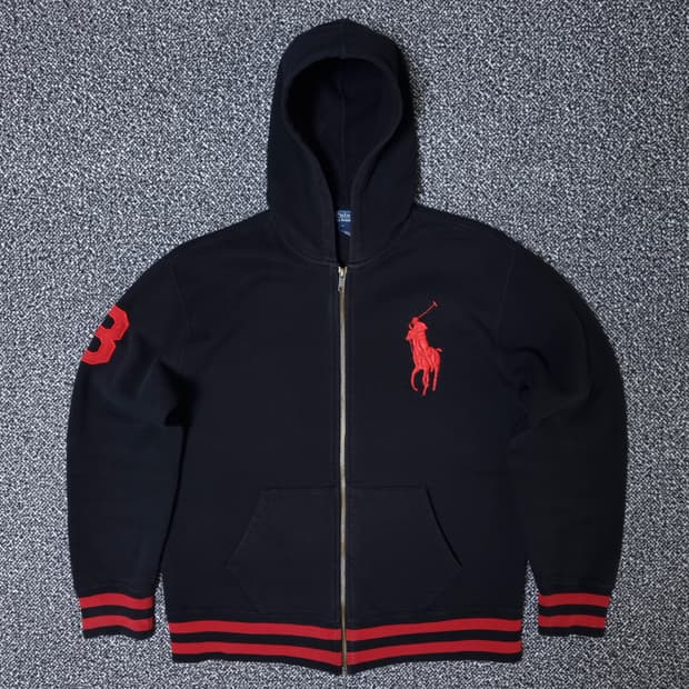 [무료배송][160]폴로 키즈 기모 후드 집업 성인가능