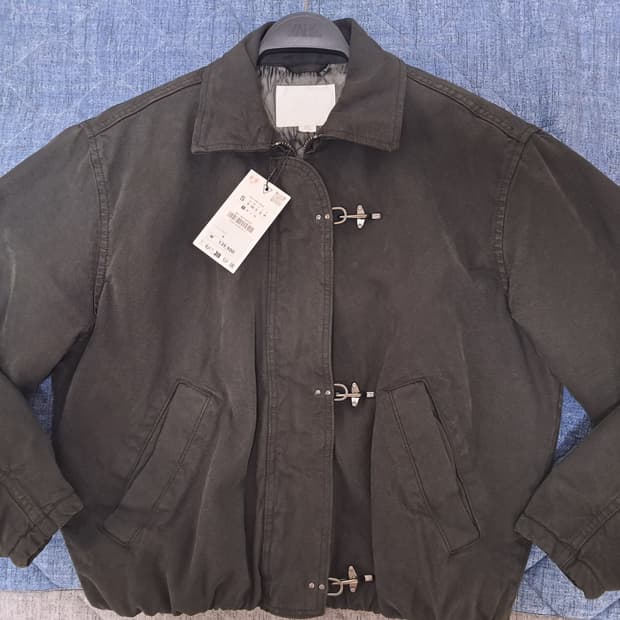 (새상품) 자라 파이어맨 자켓 알라마레스 크롭핏 점퍼 S사이즈