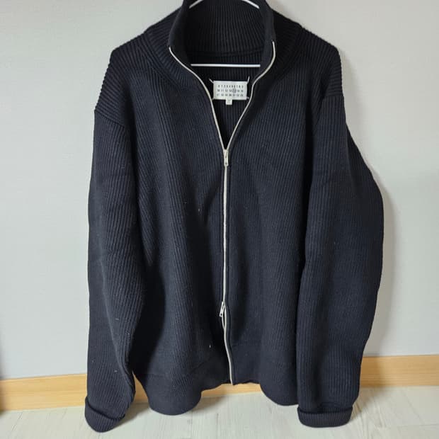 (XL/54) 마르지엘라 니트 집업 블랙