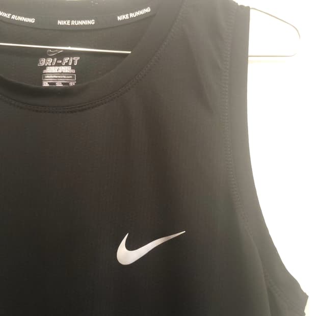 나이키 러닝 시우스 올블랙 기능성 나시/ 2XL