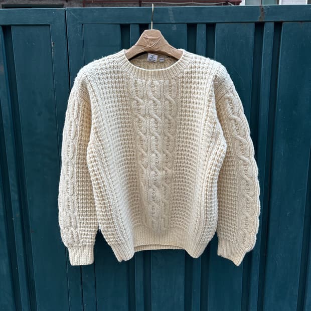 빈티지 피셔맨 스웨터