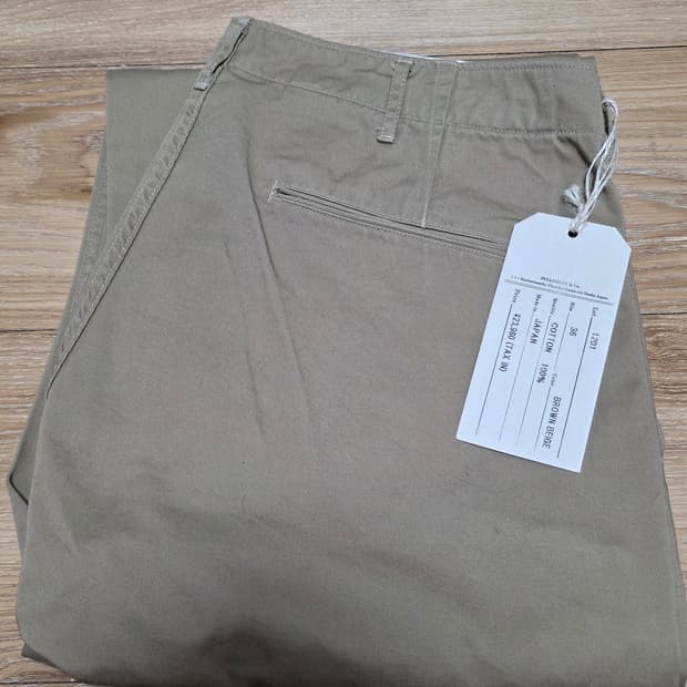 36size새제품 택포22만)풀카운트 1201치노 브라운베이지