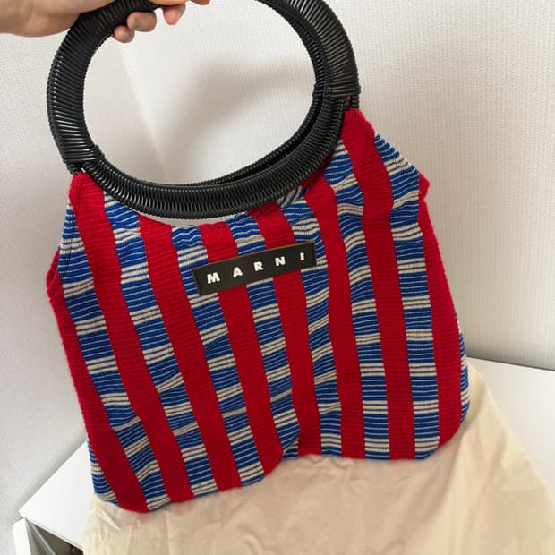 마르니 크로쉐 니트백