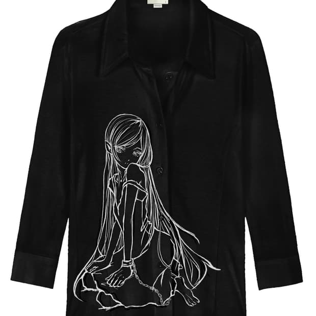 bonnae 본네 Three-quarter sleeve shirt