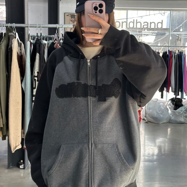 슈프림 22FW 곤즈 아플리케 후드집업 