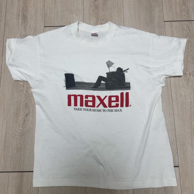 90s maxell 맥셀 티셔츠