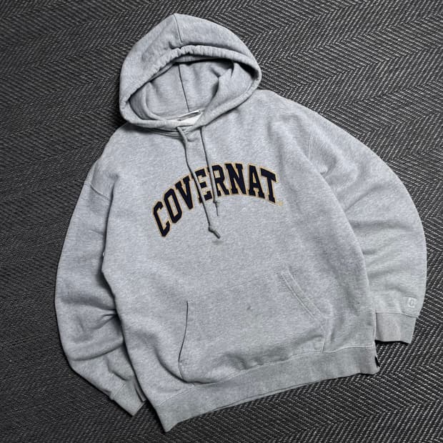 커버낫 빅로고 박시핏 후드 티셔츠y 5345