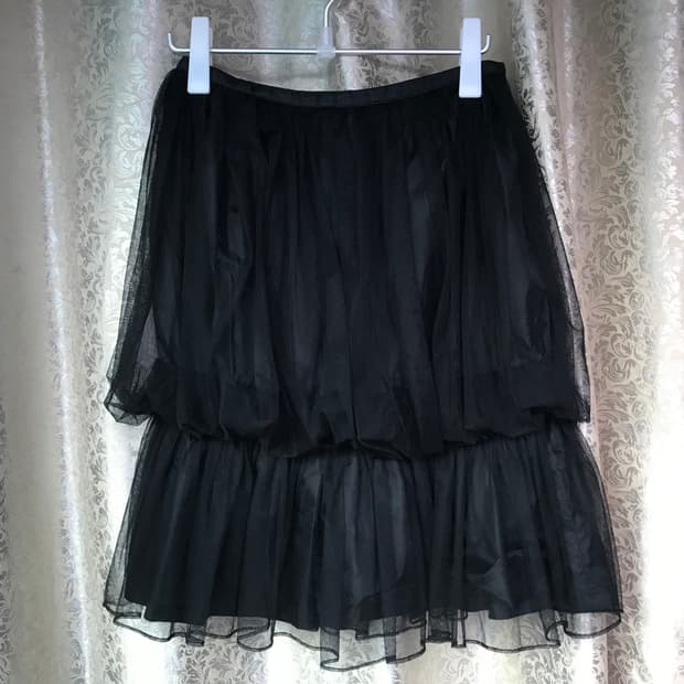 double layered skirt