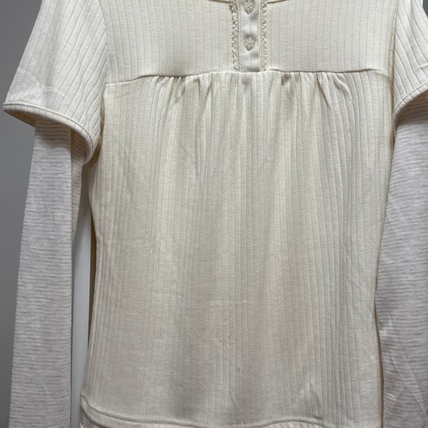 빈티지 레이어드 상의