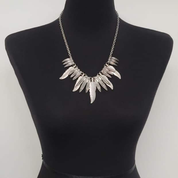 feather necklace