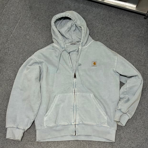 칼하트 윕 비스타 자켓 더스티 아이스 누빔 후드집업 L