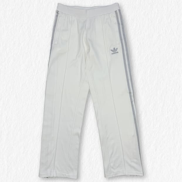 아디다스 화이트 실버 트랙팬츠
