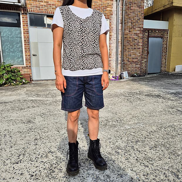 COKETT 호피 민소매 sleeveless (Made In Japan)