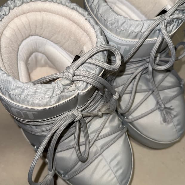 문부츠 아이콘 로우 나일론 부츠 그레이(36-38)