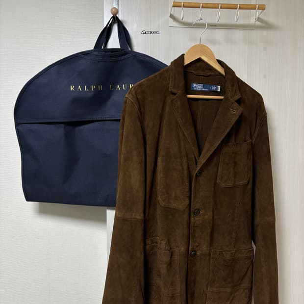 폴로 랄프로렌 스웨이드 자켓