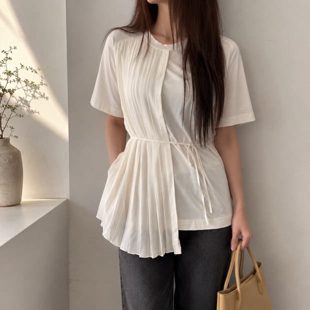 질샌더 jil sander navy 디테일 반팔 티셔츠