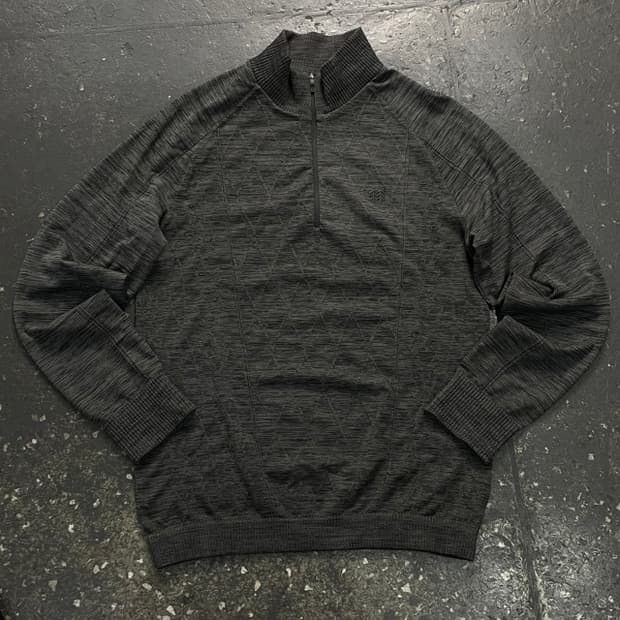 105 코오롱스포츠 기능성 반집업 니트