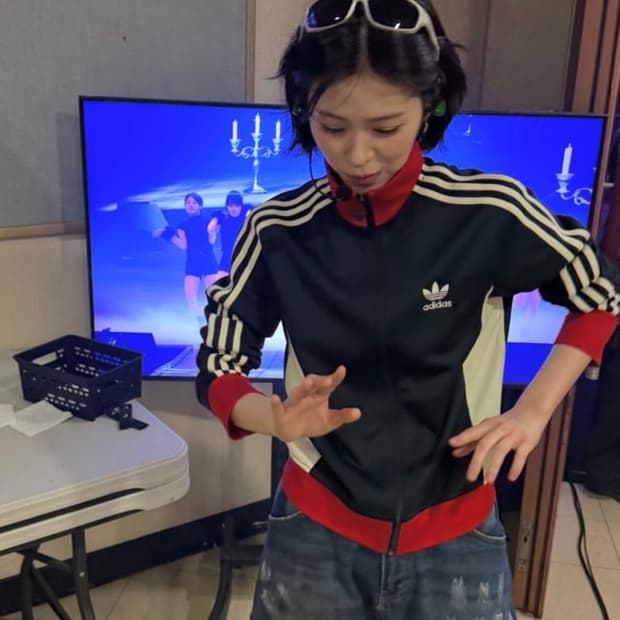 아디다스 유로파 배색 트랙 져지