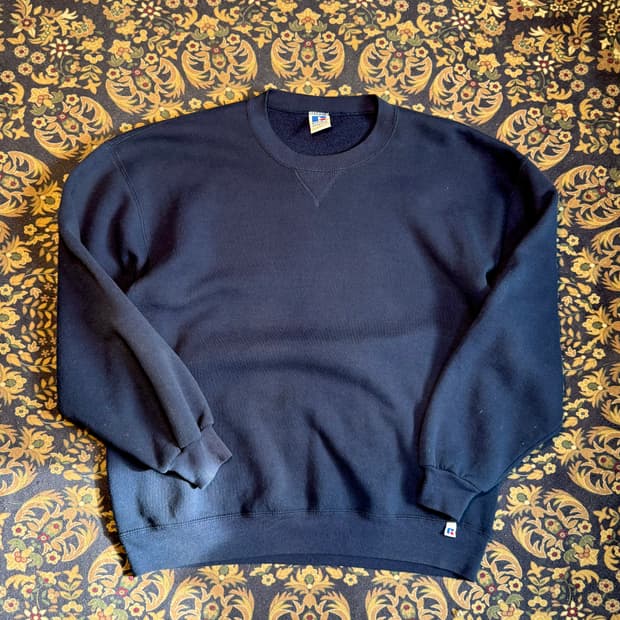 90s 러셀 Well built Inc 스웻셔츠