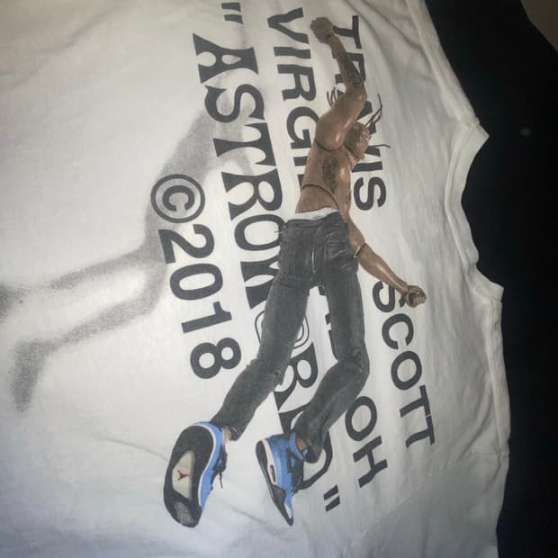 Scott X Virgil 아스트로월드 티셔츠