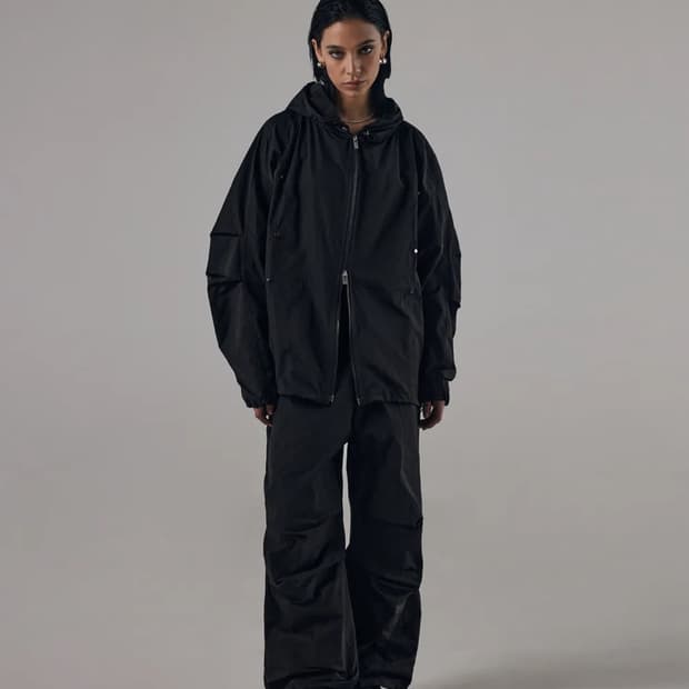 트리밍버드 바람막이 Round Rivet Nylon Set-up Hood