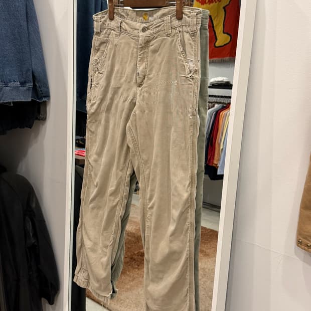 Carhartt 칼하트 디스트로이드 빈티지 워크 팬츠 (33-34)