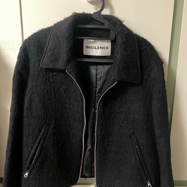 인사일런스 헤어리 울 집업 자켓(S)