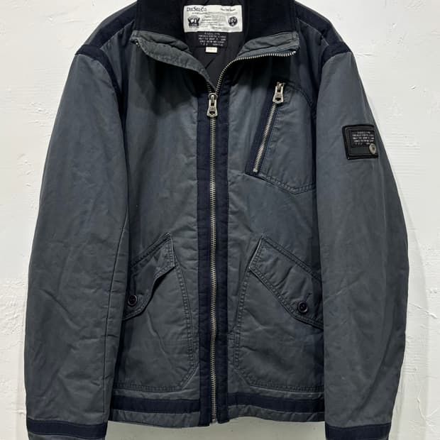 Diesel 디젤 차콜 자켓   