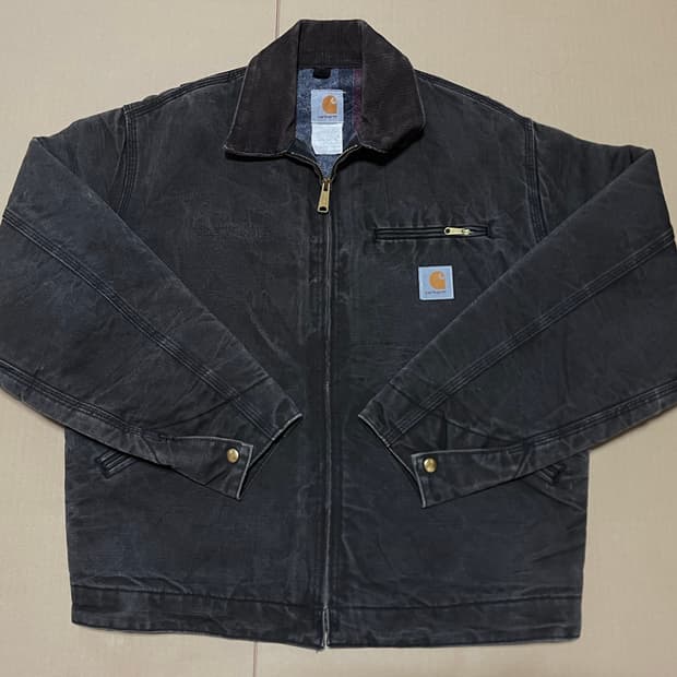 [L] 칼하트 디트로이트 자켓 J01 블랙 BLK 라지