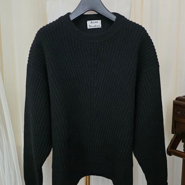 아크네 스튜디오 블랙 울 니트 76(XS)