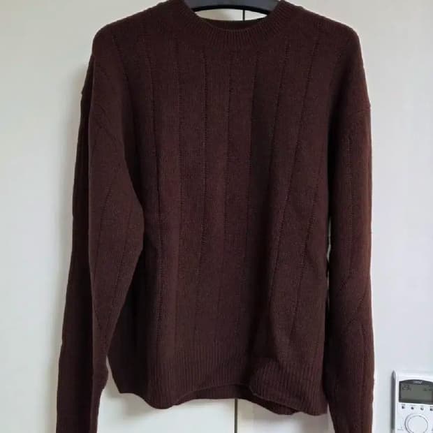 [M] 렉토 24fw 러블리 니트 레드브라운