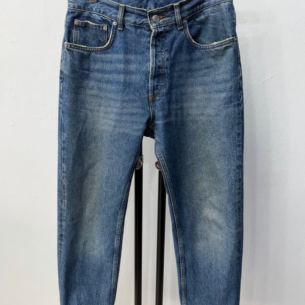 정품) 산드로옴므 로고 데님 청바지 32