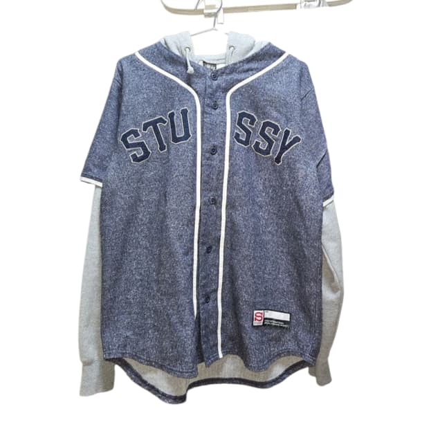 스투시 올드스쿨 레이어드 후드